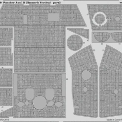 Panther Ausf D Zimmerit Vertical for TAM 1/35 Eduard