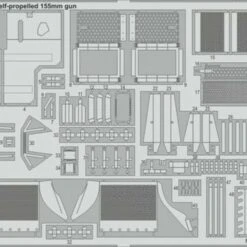 M40 Self-Propelled 155m Gun for TAM 1/35 Eduard