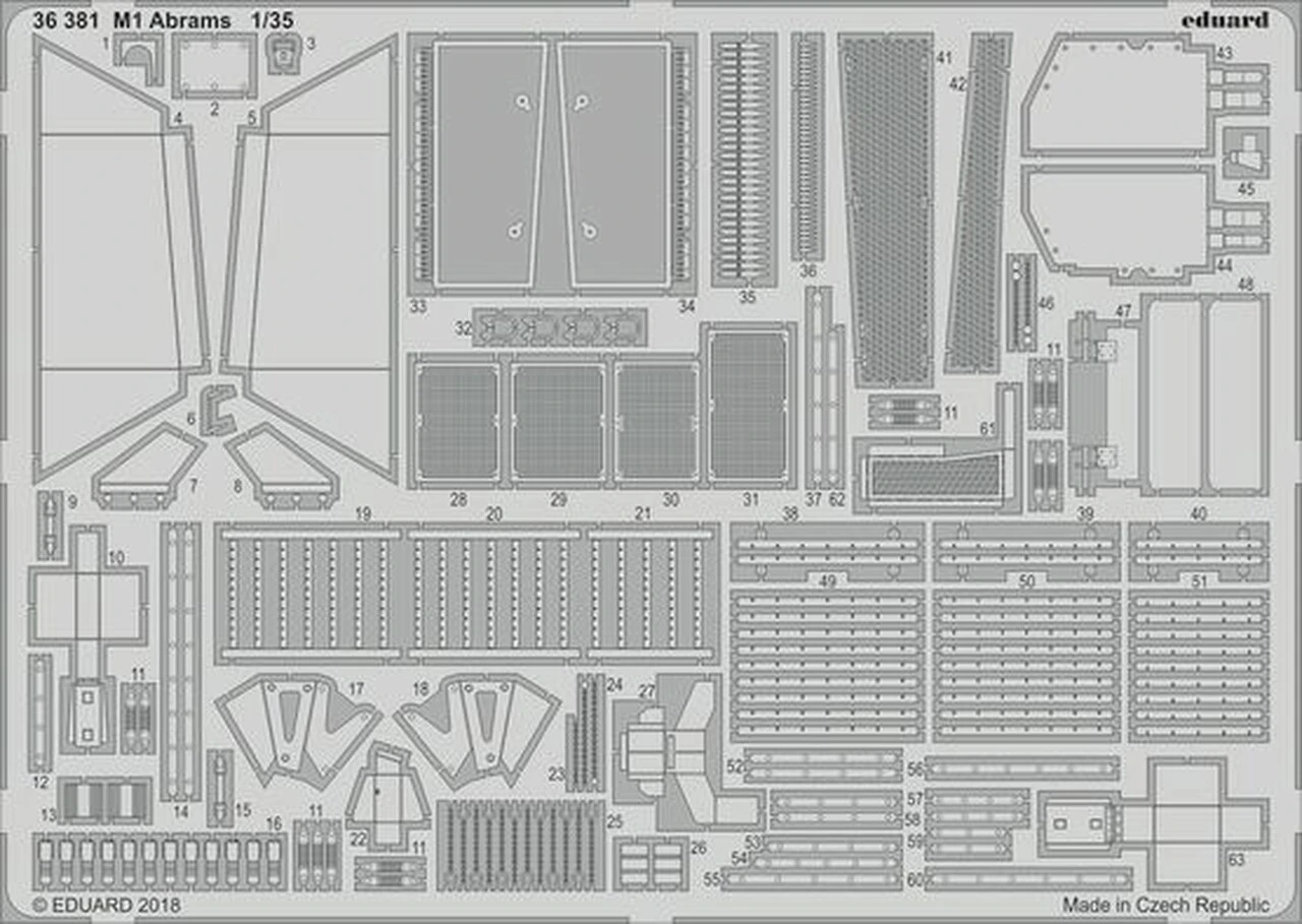 M1 Abrams for PDA 1/35 Eduard