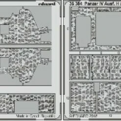 Panzer IV Ausf H Zimmerit for ACY 1/35 Eduard