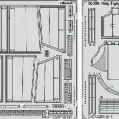 King Tiger Porsche Fenders for MGK 1/35 Eduard