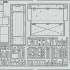 Hummel Interior for TAM (Painted) 1/35 Eduard
