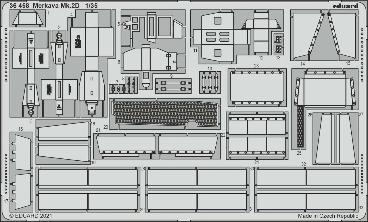 Merkava Mk 2D for TAO 1/35 Eduard