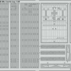 Lancaster B Mk I Bomb Bay for HKM 1/48 Aircraft- Eduard