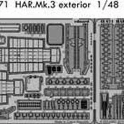 HAR Mk 3 Exterior for HSG 1/48 Eduard