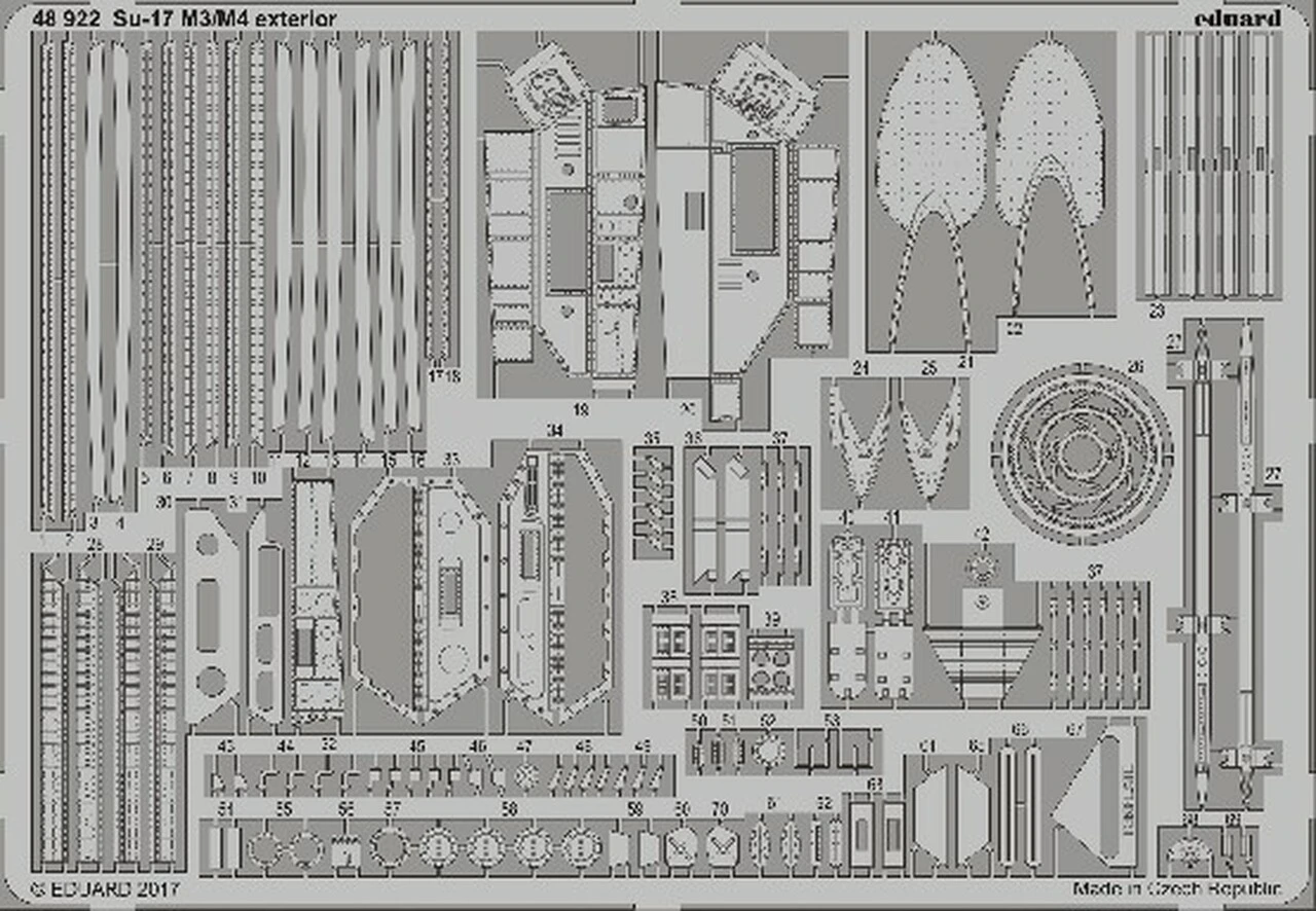 Su17 M3/4 Exterior for KTY 1/48 Eduard