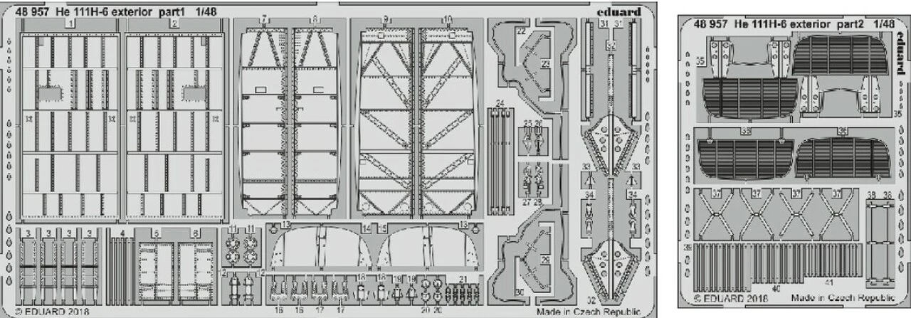 He 111H Exterior for ICM 1/48 Eduard