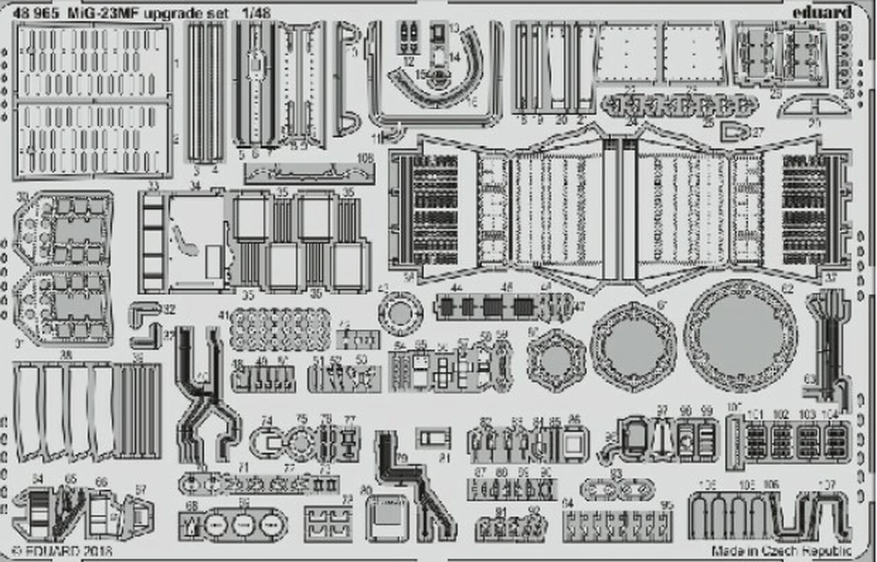 MiG-23MF Upgrade Set for EDU 1/48 Eduard