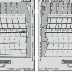 Beaufighter TF X Landing Flaps for RVL 1/48 Eduard