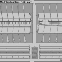 Blenheim Mk IF Landing Flaps for ARX 1/48 Eduard