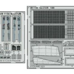 Su-27UB for LNR (Painted) 1/48 Eduard