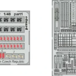 B-17F Bomb Bay for HKM (Painted) 1/48 Eduard