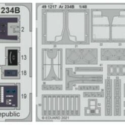Ar 234B for HSG & Hobby 2000 (Painted) 1/48 Eduard