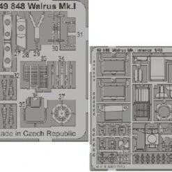 Walrus Mk I Interior for ARX (Painted) 1/48 Eduard