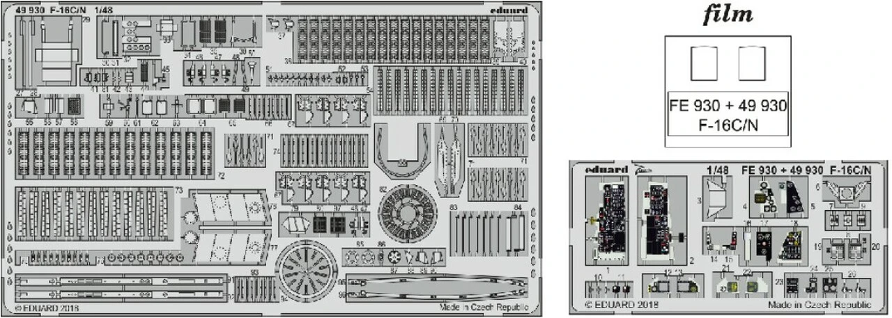 F-16C/N for TAM (Painted) 1/48 Eduard