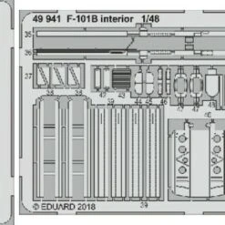F-101B Interior for KTY (Painted) 1/48 Eduard