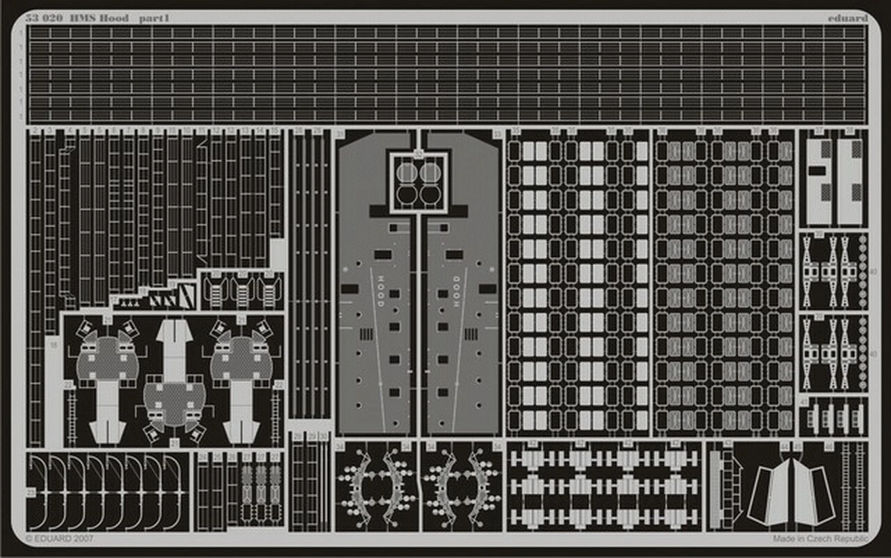 HMS Hood Detail Set for TSM 1/350 Eduard - Image 2