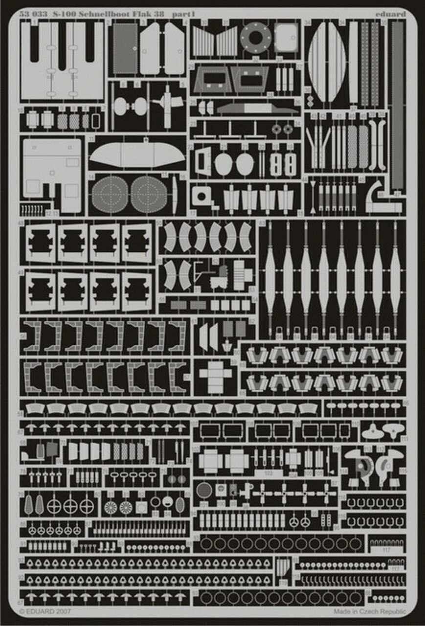 Ship- S100 Schnellboot Flak 38mm for RVL 1/72 Eduard - Image 2