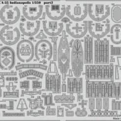 USS Indianapolis CA-35 for ACY 1/350 Eduard