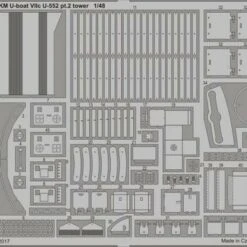 DKM Type VIIC U552 U-Boat Tower Pt.2 for TSM 1/48 Eduard