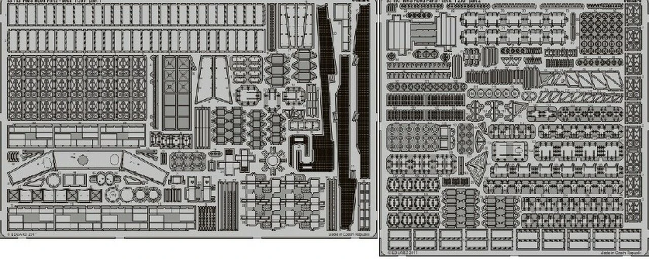 HMS Hood Deck Pt.5 for TSM 1/200 Eduard
