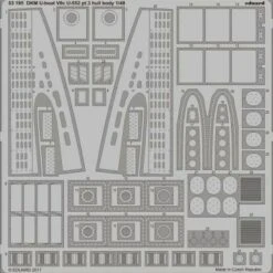 DKM Type VIIC U552 U-Boat Hull Body Pt.3 for TSM 1/48 Eduard