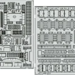 HMS Hood Main Top Pt.7 for TSM 1/200 Eduard