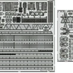 DKM Graf Zeppelin Railings & Nets Pt.4 for TSM 1/350 Eduard