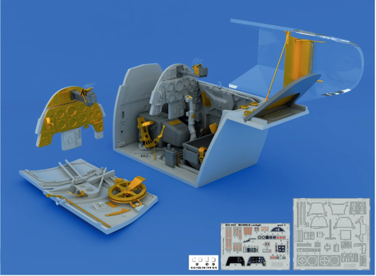 Bf 109G-6 Cockpit for RVG 1/32 Eduard