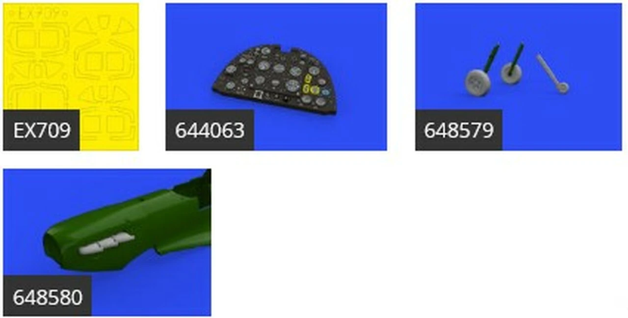 Spitfire Mk I Early LooKplus for EDU (Photo-Etch & Resin) 1/48 Eduard