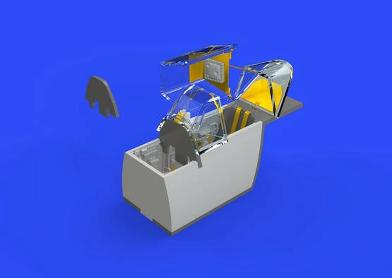Bf 109F Cockpit for EDU (Photo-Etch & Resin) 1/48 Eduard