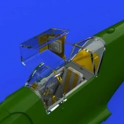 Bf 109F Cockpit & Early Seat for EDU (Photo-Etch & Resin) 1/48 Eduard
