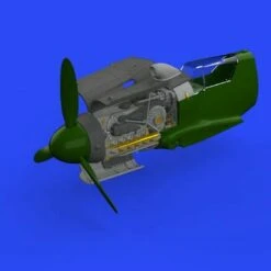 Bf 109G-10/U4 Engine for EDU (Photo-Etch & Resin) 1/48 Eduard
