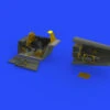 Bf 109E Cockpit & Radio Compartment for EDU (Photo-Etch & Resin) 1/48 Eduard
