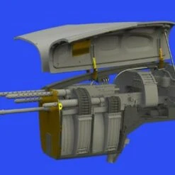 P-38F/G Nose Gun Bay for TAM (Photo-Etch & Resin) 1/48 Eduard