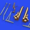 B-17G Undercarriage Legs for HKM (Bronze & Resin) 1/48 Eduard