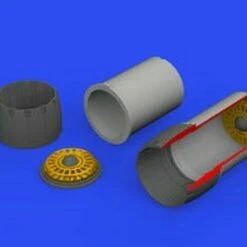 F-14D Exhaust Nozzles for TAM (Photo-Etch & Resin) 1/48 Eduard