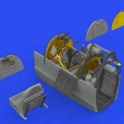 Spitfire Mk I Cockpit for EDU (Photo-Etch & Resin) 1/48 Eduard