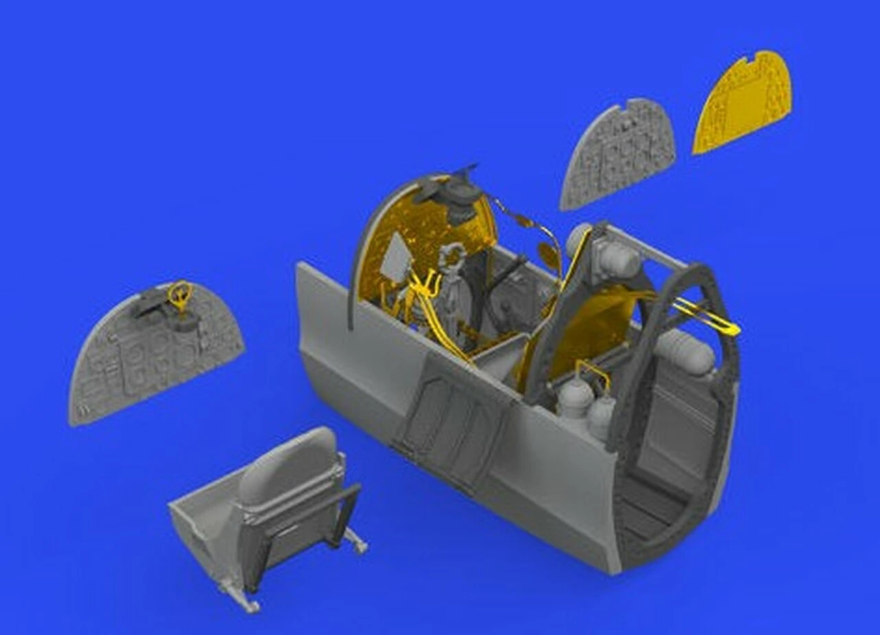 Spitfire Mk I Cockpit for EDU (Photo-Etch & Resin) 1/48 Eduard