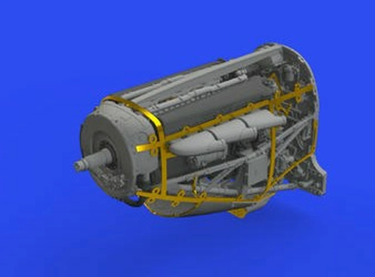 Spitfire Mk II Engine for EDU (Photo-Etch & Resin) 1/48 Eduard