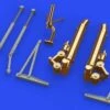 B-17F Undercarriage Legs for HKM (Bronze & Resin) 1/48 Eduard