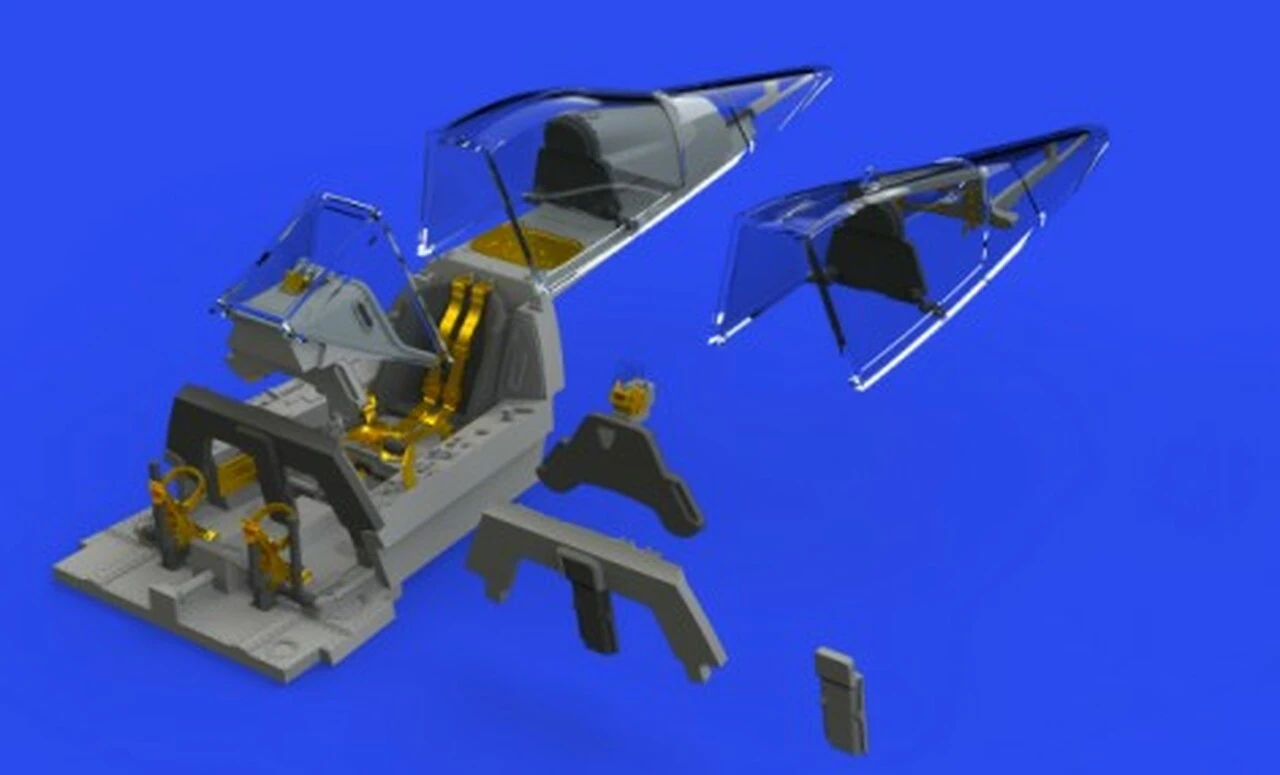 Fw 190F-8 Cockpit for EDU (Photo-Etch & Resin) 1/48 Eduard