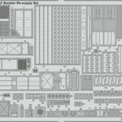 USAAF Bomber Re-Supply Set WWII for ARX 1/72 Eduard