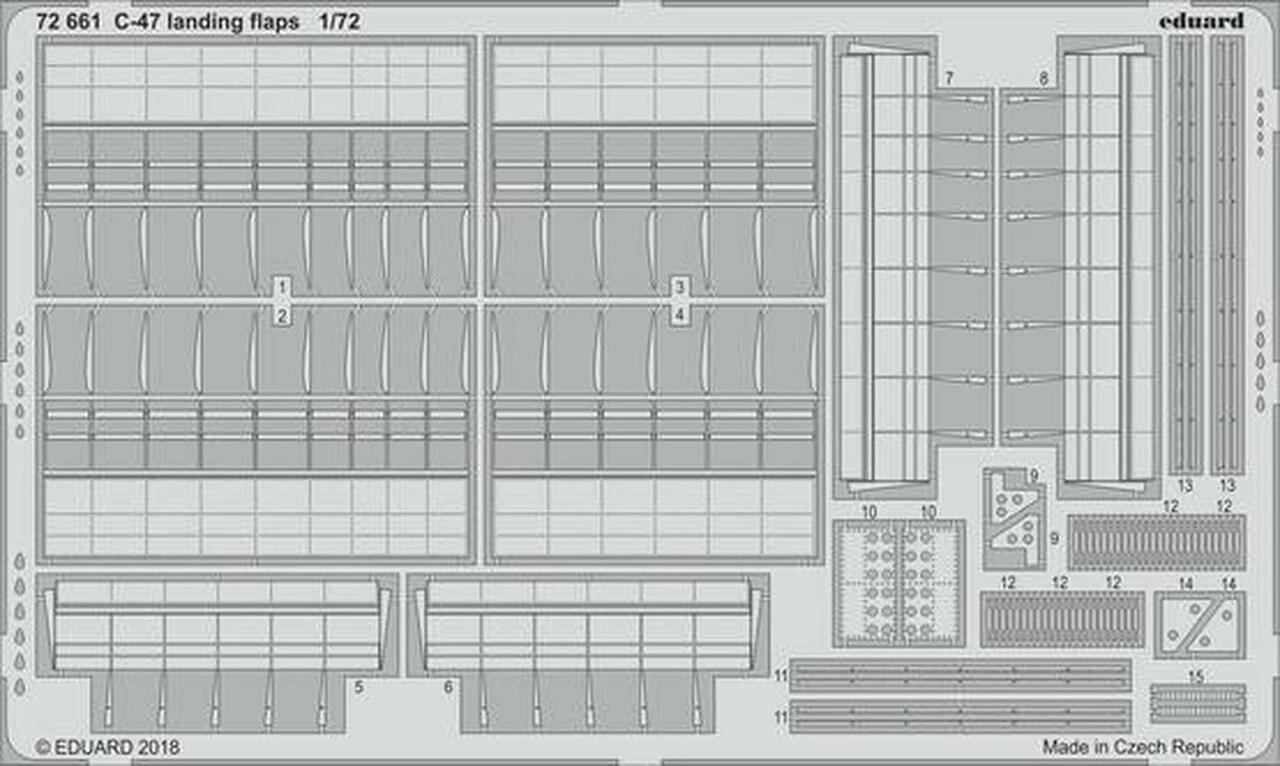 C-47 Landing Flaps for HBO 1/72 Eduard