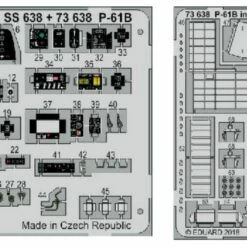 P-61B Interior for HBO (Painted) 1/72 Eduard