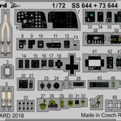 P-61C Interior for HBO (Painted) 1/72 Eduard