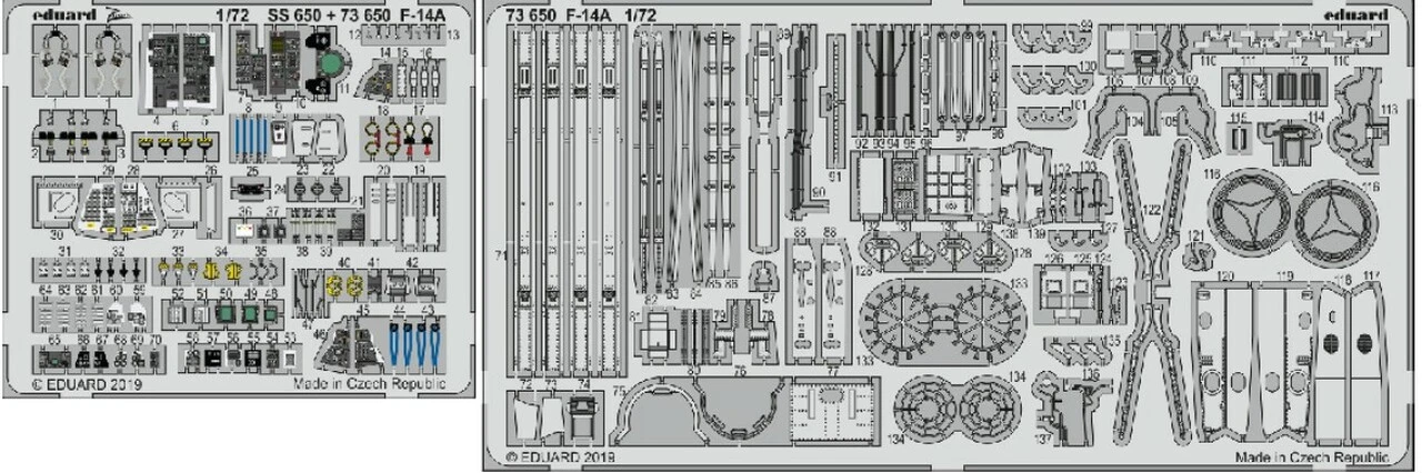 F-14A for FNM (Painted) 1/72 Aircraft- Eduard