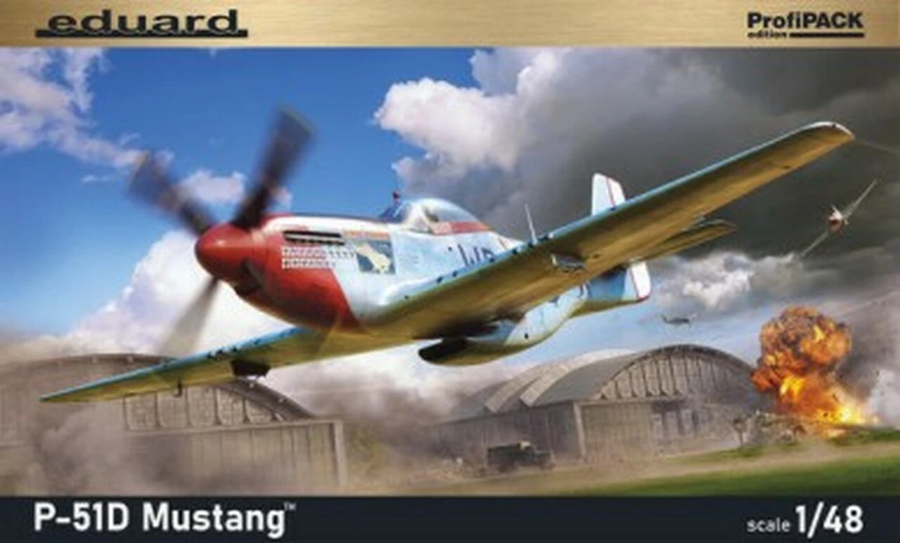 P-51D Mustang Fighter (Profi-Pack Plastic Kit) 1/48 Eduard