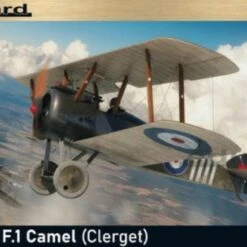 WWI Sopwith F1 Camel (Clerget) British BiPlane Fighter (Profi-Pack Plastic Kit) 1/48 Eduard