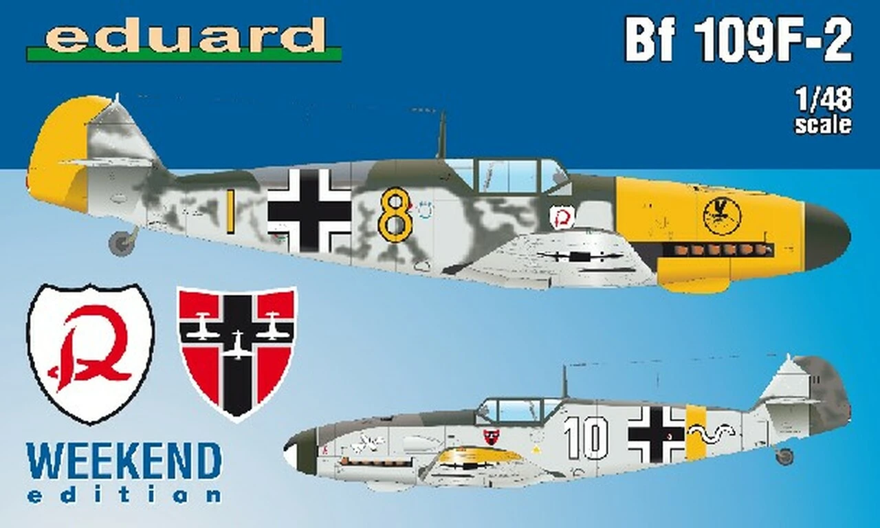 Bf 109F-2 Fighter (Wkd Edition Plastic Kit) 1/48 Eduard